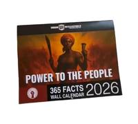 YWMJZEU Calendario de Pared 2026-2027: Decoración única, Calendario con Información Histórica para Organizar Hogares Y