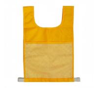 YWMJZEU Chaleco Educativo Infantil de Aprendizaje con Bolsillos Escolar Diseño Interactivo para Tarjetas de Alfabeto y Cifras Adecuado, Yellow