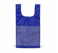 YWMJZEU Chaleco Educativo Infantil de Aprendizaje con Bolsillos Escolar Diseño Interactivo para Tarjetas de Alfabeto y Cifras Adecuado, Blue