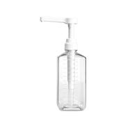 YWMJZEU Dispensador Jarabe Graduada Bomba Dosificadora Jarabe Reutilizable Recipiente para Reposteros, 15cc + 1200ml