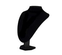 YWMJZEU Elegante Expositor de Collares de Terciopelo, Soporte para Collares Tipo Busto, Estante de Exhibición, 25x18x15cm