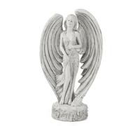 YWMJZEU Estatua Ángel con Plumaje Elegante Figura Ángel con Plumaje Rústica Escultura para Salón, Recibidor, Oro Antiguo