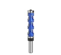 YWMJZEU Fresa Helicoidal Vástago Directo Fresa con Rodamiento Broca con Rodamiento para Carpinteros, Aficionados a la Carpintería, Fresadora , 12x19x65