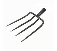 YWMJZEU Horca Cavadora Mango Madera Cavahoyos Acero Metal Negro Herramienta Agrícola