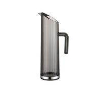 YWMJZEU Jarra Agua Transparente Jarra con Asa Amplia Capacidad Recipiente para Bufés, Hogar, Comedor, Array, Negro, 1.5L