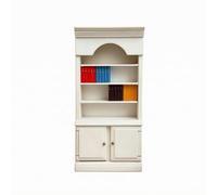 YWMJZEU Librería Casa Muñecas Detalle Fino Gabinete Miniatura con Puertas Superficie Lisa Miniaturas Decorativas