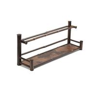 YWMJZEU Organizador Té con Banja Compacto Estantería Bambú con Banjas corativo Estante para Cocina, Original, Doble Capa Superficie De Piedra