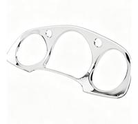 YWMJZEU Panel de Tablero para Motocicleta GL1800 Carcasa Marco Bisel de Instrumentos Plástico con Acabado Plateado Reflectante Cubre Cuadro con Ventanas y Dos