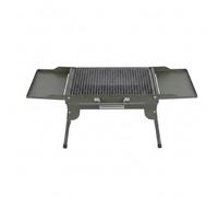 YWMJZEU Parrilla con Banjas Laterales Ahorra Espacio Parrilla Portátil Resistente Al Óxido Barbacoa Plegable para Picnics, Jardín, Verde Militar, 82 30 35 Cm