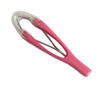YWMJZEU Pinzas Angulares para Cejas, Herramienta para Dar Forma a Las Cejas, Pinzas de Precisión para Depilar Cejas, Recortadora, Rosado