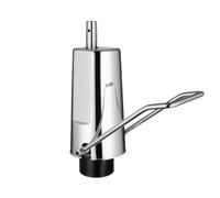 YWMJZEU Pistón Hidráulico Plateado | Cilindro Hidráulico para Silla Salón, Seguro, Bomba Elevación con Palanca Pie, 110MM