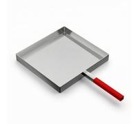 YWMJZEU Plancha Asar Cuadrada Plancha con Mango Distribución Uniforme Del Temperatura Sartén Perforada para Cocineros, Cocina, Parrilla, Hostelería, Olla De 31 32 4 Cm, 2MM De Espesor
