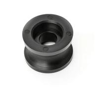 YWMJZEU Polea Gimnasio Rodillo Guía sin Fricción, Negro, D60 Ranura 27mm