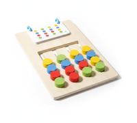 YWMJZEU Ranurado Tablero Madera Juego Formas Juego Pedagógico Madera Educación Temprana para Preescolar