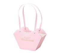 YWMJZEU Regalo de Flores, Ramo, Bolsa de Papel, Ideal para Fiestas, Día de La Madre, Showers, Cumpleaños Y Más, Rosa, tal como se describe