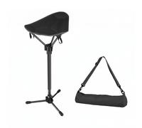 YWMJZEU Tabure Portátil Aluminio lescópico Tabure Camping Plegable Ajustable en Silla Plegable Camping para Pescadores, Esperas, Naranja