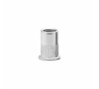 YWMJZEU Tuerca Remachable de Acero Inoxidable 304 con Inserto Cabeza Plana Antigiro y Resistencia Prolongada Crea Rosca en Chapa Fina Adecuada para Industria, M12, Ss304+ConteoL