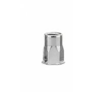 YWMJZEU Tuerca Remachable de Acero Inoxidable 304 con Inserto Cabeza Plana Antigiro y Resistencia Prolongada Crea Rosca en Chapa Fina Adecuada para Industria, M10, Ss304 CantidadS H-hex