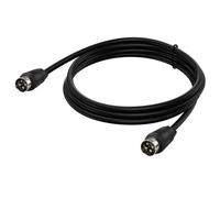 Ywmsfl Cable de extensión de 4 pines DIN macho a macho, conectores DIN de 4 pines para DVR y conectores de sonido DIN