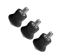 Ywmsfl Trípode antideslizante de 1/4 pulgadas con tornillo monopié de goma para cámara, adaptador de trípode y accesorios de fotografía, 3 unidades
