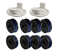 YWNYT Bobina de desbrozadora RAC123 para Ryobi, carrete de repuesto de 1,6 mm x 8,3 m para Ryobi RLT4027, RLT4125, RLT5027, RLT6030, RLT5127, RLT6130 (8+2)