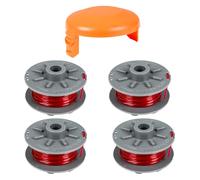 YWNYT Bobina de repuesto para Gardena 5364-20, 1,6 mm x 6,1 m, carrete de desbrozadora Gardena Turbo Trimmer SmallCut Art 2401 (4 bobinas + 1 cubierta)