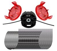 YWNYT Bosch F016800431 Hilo de Desbrozadora, 37cm x 3,5mm Hilo de Desbrozadora para Desbrozadora AFS 23-37, Cabezal de Desbrozadora F016F04839, Tapa de Bobina de Desbrozadora de Hilo F016F04841 (50pcs