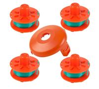 YWNYT Carrete de repuesto para desbrozadora Gardena 5367-20, 2 mm x 4,2 m, para cortacésped Gardena Turbo Trimmer SmallCut (número de artículo 2402 y 2404), carrete de repuesto (4 bobinas + 1)