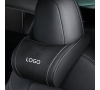 Ywooon Almohada de Apoyo para el Cuello del Asiento del Coche para Tesla Model Y Model 3 Model X Model S, cojín de Apoyo para la Cabeza para Conducir, reposacabezas Relajado, con Correa Ajustable, 1