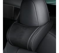 Ywooon Almohada de Apoyo para el Cuello del Asiento del Coche para Tesla Model Y Model 3 Model X Model S, cojín de Apoyo para la Cabeza para Conducir, reposacabezas Relajado, con Correa Ajustable, 1