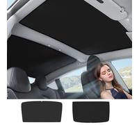 Ywooon Parasol Techo Solar para Tesla Model 3 2021-2023 Accesorios Visor Sun Toof Sun Shade UV Reflector Cubiertas Block Bloqueo de Rayos UV, Negro (Producido a Partir de DE/US)