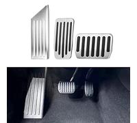 Ywooon Pedales para Tesla Model 3 Model Y, Accesorios para Automóviles de Aluminio de Rendimiento sin Deslizamiento, Extensores de Pedal de Descanso para el Model 3/Y (3 piezas)