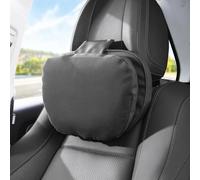 Ywooon Reposacabezas Coche Almohada de Apoyo para el Cuello para Asiento de Coche para Tesla Model Y Model 3 Model X Model S Cojín de Apoyo para la Cabeza para Conducir Relajarse, 1 Unidad, Negro