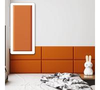 YWQJL Acolchado Pared Panel Decorativo Pared Adhesivo Paneles De Pared Anticolisión Papel Pintado Pared Dormitorio Desivos Paredes Decoración Fáciles De Limpiar(#6,23x50cm/10pcs)