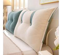 YWQJL Almohada De Lectura Cama Cojin Lumbar Respaldo Sofa Almohada Ergonómica Cojines Sofa con Relleno Incluido Cojin De Respaldo para Cabecero De Cama(#1,100x50x15cm)