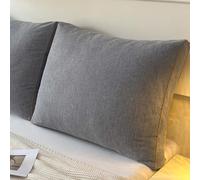 YWQJL Almohada De Lectura para La Cama Cojines Grandes para Sofa Cojin Lumbar Almohada Ergonómica Espalda Cojin Respaldo Sofa Respaldo Cabecero Desmontable(#14,75x50x15cm/1pc)