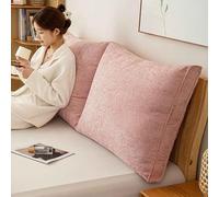 YWQJL Almohada De Lectura para La Cama Cojines Grandes para Sofa Cojin Lumbar Respaldo Cabecero Desmontable Almohada Ergonómica Cojin Respaldo Sofa(#6,100x60x10cm)