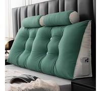 YWQJL Cojin Cuña Cojin De Lectura para Cama Cojín Respaldo Cama Almohada De Cuña Respaldo De Cama Almohada Triangular Cojines Sofa Cojin Lumbar Cama(#8,200x50x20cm)