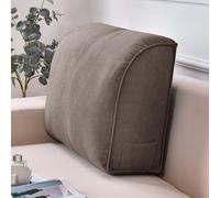 YWQJL Cojin Lectura Cama Respaldo para Cama Almohada De Lectura Ergonomica Cojin Lumbar Extraíble y Lavable Respaldo Sofa Cuña Almohada Triangular Cojines Sofa(#8,60x20x35cm)