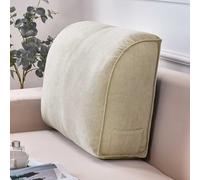 YWQJL Cojin Lectura Cama Respaldo para Cama Almohada De Lectura Ergonomica Cojin Lumbar Extraíble y Lavable Respaldo Sofa Cuña Almohada Triangular Cojines Sofa(#2,60x20x35cm)