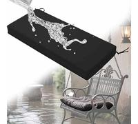 YWQJL Cojines para Bancos De Exterior,Terraza Waterproof Removable Cover,Cojines Sofa Exterior Jardin Colchoneta Banco Jardin Fijación para Columpio De Jardín(5,107 * 46 * 8cm)