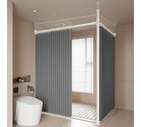 YWQJL Cortina divisoria para Habitaciones，con Barra telescópica，Bloque divisorio para Dormitorio, Cortina divisoria sin Taladro, Cortina Opaca Divisor de habitación, Dormitorio(*1,7.2m-8.2m)