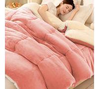 YWQJL EdredóN de Cachemira, Edredón De Invierno De Terciopelo De Cordero Colcha, Edredones de Cachemira Esponjosos, Núcleo de Cachemira de Lana Edredón(*16,200 * 230cm/5kg)