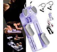 YWQJL Equipo de Fitness para el hogar, Camilla de Entrenamiento de Pilates para Fortalecer el Tronco, Entrenador de Columna y Columna Lumbar 6 en 1 (Purple,120 * 38 * 38)