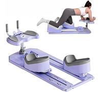 YWQJL Equipo de Fitness para el hogar, Camilla de Entrenamiento de Pilates para Fortalecer el Tronco, Entrenador de Columna y Columna Lumbar 6 en 1 (Purple,120 * 38 * 38)