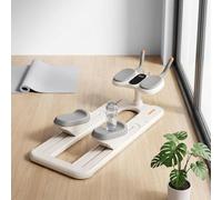 YWQJL Equipo de Fitness para el hogar, Camilla de Entrenamiento de Pilates para Fortalecer el Tronco, Entrenador de Columna y Columna Lumbar 6 en 1 (B,128 * 28 * 46cm)