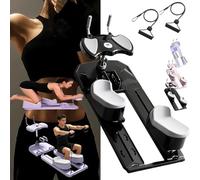 YWQJL Equipo de Fitness para el hogar, Camilla de Entrenamiento de Pilates para Fortalecer el Tronco, Entrenador de Columna y Columna Lumbar 6 en 1 (Black,120 * 38 * 38)