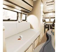 YWQJL Fundas De Cojín para Caravanas, Paquete de 2 Elástica Funda Cojin Sofa Ajustable, Capas Sofa Asiento para Auto RV Comedor,cojín para Mesa de Comedor,para autocaravanas(*24)