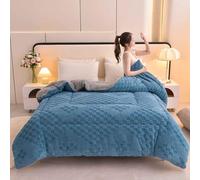 YWQJL Olcha Invierno Edredon Comforter,Manta Gruesa Invierno Cálido Polar, Reversible,Cálido Edredón De Invierno Grueso,Edredon Borreguito,Edredones Sherpa(*2,150 * 200cm/2.5kg)