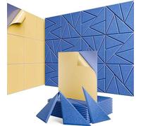 YWQJL Paquete de 12 Paneles de insonorización autoadhesivos para Paredes,30x30 cm,Estudios de grabación, Salas de Juegos y oficinas,Pared Creativa para Fondo de Pared(2)